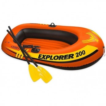 Надувная лодка INTEX EXPLORER 200 set 58331 (до 95кг) 185х94х41см + весла/насос от 6лет Надувная лодка INTEX EXPLORER 200 set 58331 (до 95кг) 185х94х41см + весла/насос от 6лет